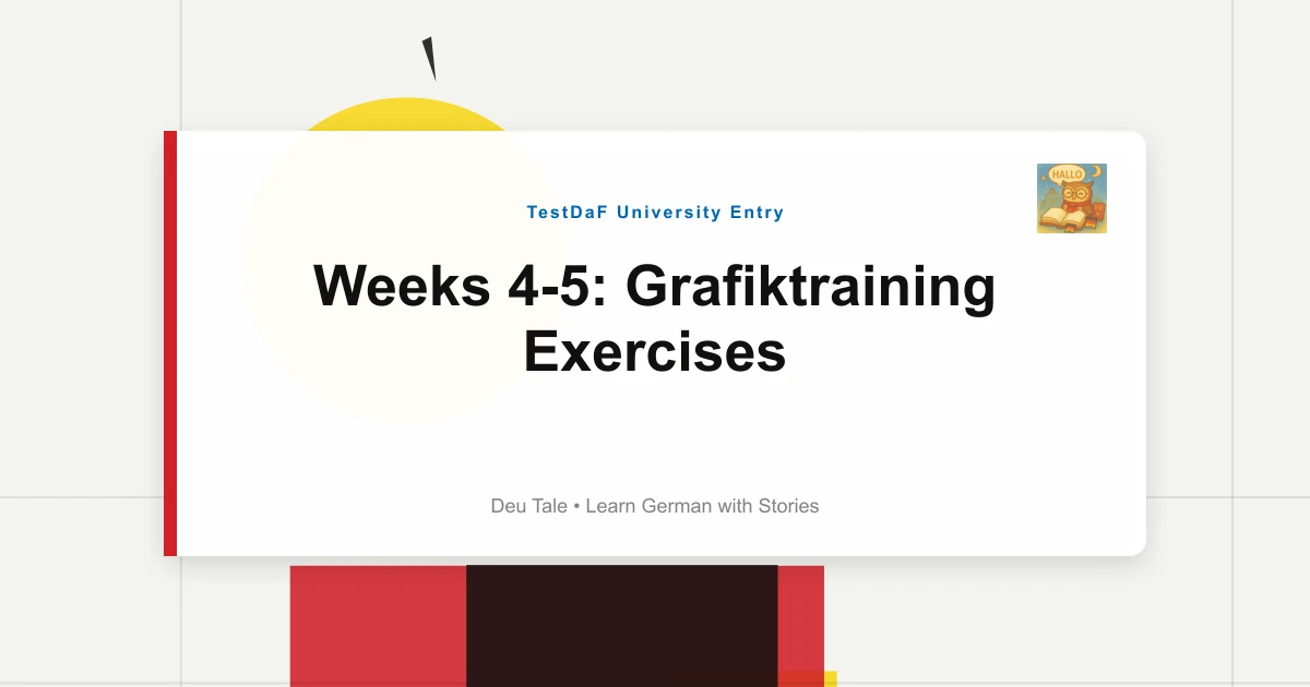 Weeks 4-5: Grafiktraining Exercises